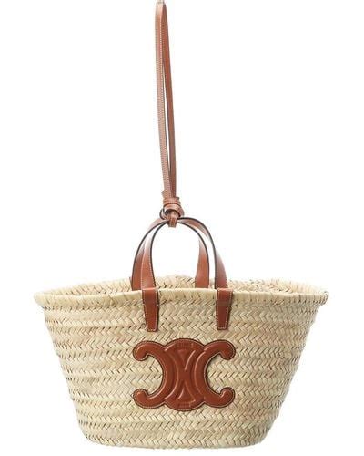 celine beach bags|celine straw tote bag.